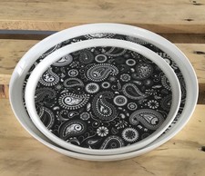 Brandani Servizio 12 Piatti Gourmet Shanti  6 + 6 Nero Sconto 50%