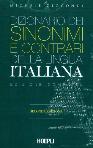 Dizionario dei sinonimi - dizionario,