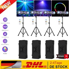 4 pz laser strobo LED sfera discoteca DJ luce festa DMX illuminazione palco set + borsa