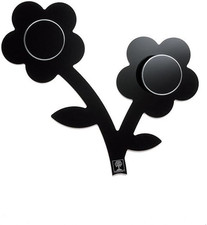 Appendifiore Appendiabiti Da Parete, Nero