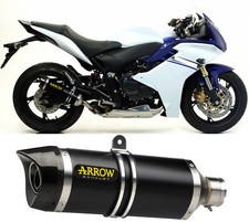 arrow scarico omologato thunder alluminio nero c honda cbr 600 f 2011 11 2012 12