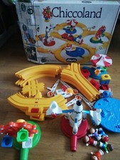 Chicco chiccoland trenino vintage anni 80 con binari e giostre