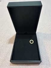 BVLGARI Orecchini Onice Au750 Oro Rosa Accessorio Gioielli Solo Singolo