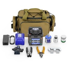 JILONG Giuntatrice a fusione in fibra ottica, 4 motori allineamento nucleo giuntatrice tuta per FTTR