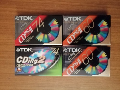 Audiocassette tdk nuove - audiocassette,
