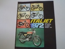advertising Pubblicità 1972 ITALJET PIRANHA 50/BUCCANEER 125/JUNIOR CROSS/SCOUT
