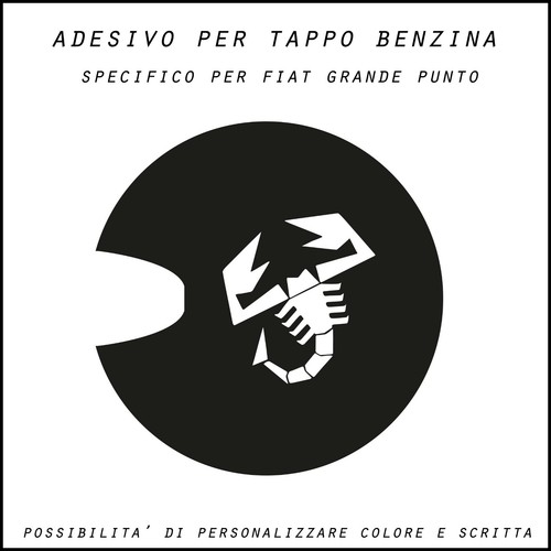 Adesivo per tappo - adesivo, fiat