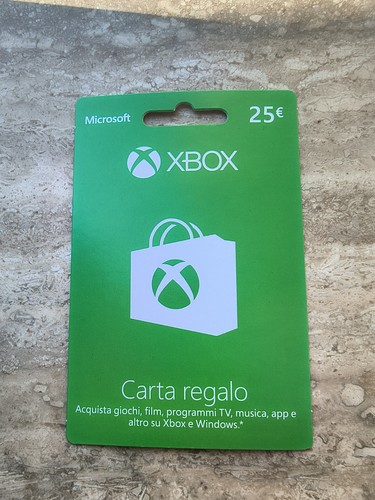 Xbox gift card euro - gift, 25