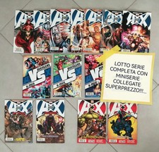 LOTTO AVENGERS VS X-MEN, COMPLETA CON MINI SERIE COLLEGATE 14 ALBI MARVEL PANINI