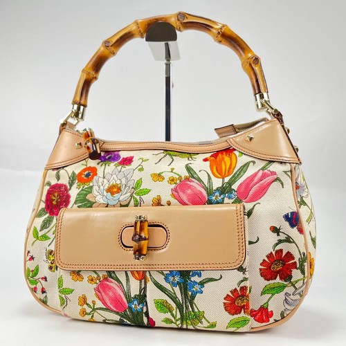 Borsa tracolla gucci bambù - borsa,