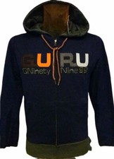 Felpa uomo Guru aperta con