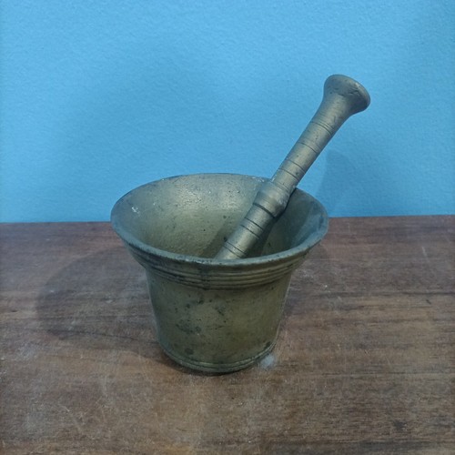 Antico mortaio bronzo rame - mortaio,