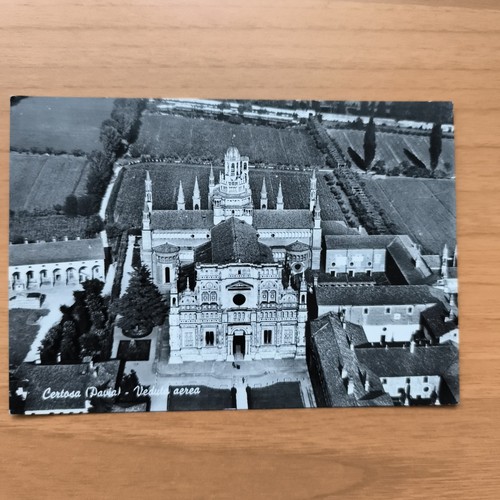 Certosa pavia veduta aerea - certosa,