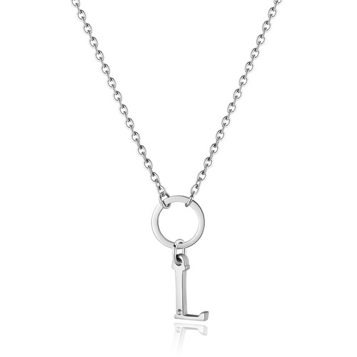 Sagapo collana lettera donna - l,