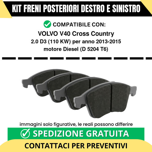 Pastiglie freno posteriori - pastiglie,