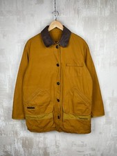 Timberland giacca vintage pelle colletto fienile cappotto lavoro caccia donna taglia S