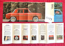N°4179 /  RENAULT  R-8 sports sedan / dépliant USA 1964-65