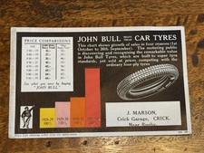 John Bull motoring car tyre