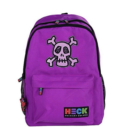 Zaino heck skull viola - zaino, ed