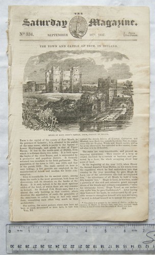 1837 the saturday magazine - saturday, no