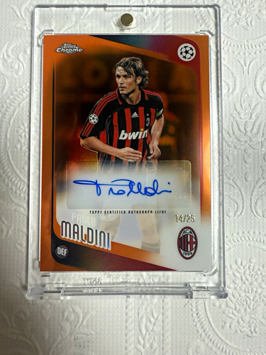 Autografo topps chrome paolo - autografo,