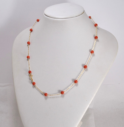 Collana oro pallini - 18, kt
