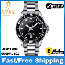 OROLOGIO UOMO TISSOT SEASTAR 1000 ACCIAIO INOX QUADRANTE NERO T120.410.11.051.00 NUOVO