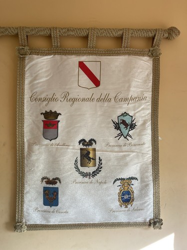 Stendardo antico seta - stendardo, in