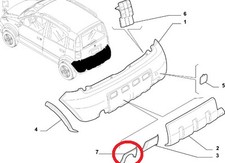 735464699 Modanatura paraurti