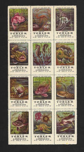Poster stamps fauna deep - poster,