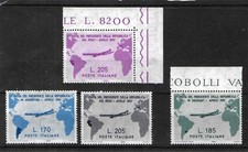 Repubblica 1961 -  Gronchi Rosa angolo di foglio con serie completa