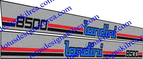 Adesivi decalcomanie trattore - adesivi/decalcomanie,