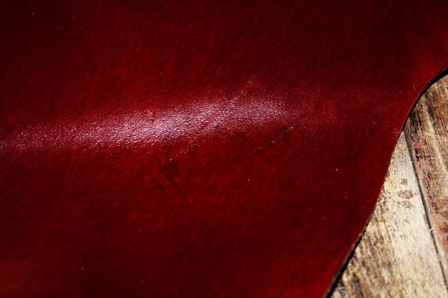 Vera pelle bovina bordeaux - s,