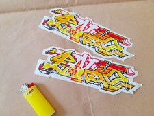 2 adesivi stickers murales MALOSSI ( Anni 90/00 ) 