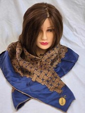 Sciarpa seta vintage BORBONESE