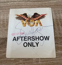 Sammy Hager Signed Backstage