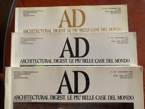 Architectural digest anno - ad,