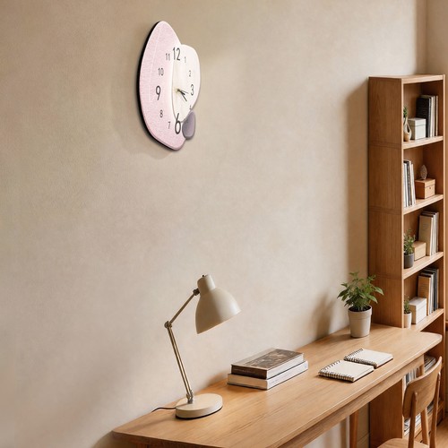 Orologio parete rosa chiaro - da,