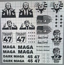 TRUMP MAGA STENCIL VINILE PER