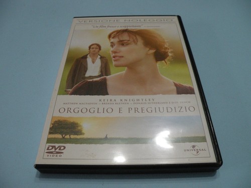 Dvd orgoglio pregiudizio - "orgoglio, pregiudizio"