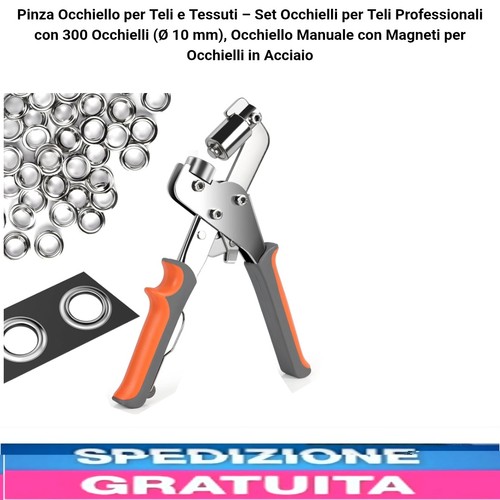 Occhiellatrice per teloni - occhiellatrice,