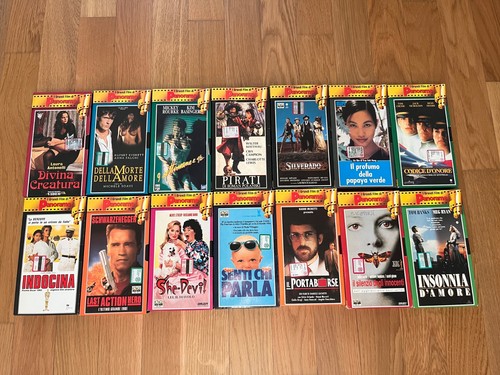 Lotto cassette vhs grandi - 14, i