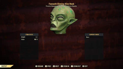 Maschera aliena luminosa xbox - aliena,