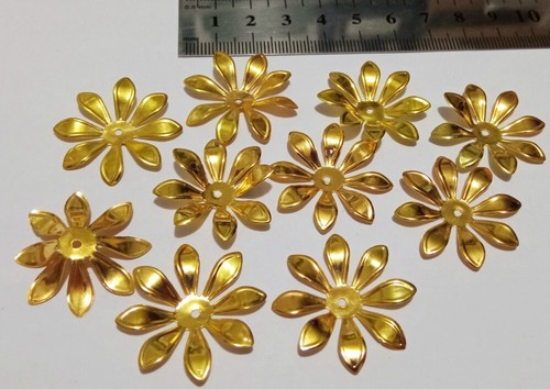 10pz coppette fiore filigrana