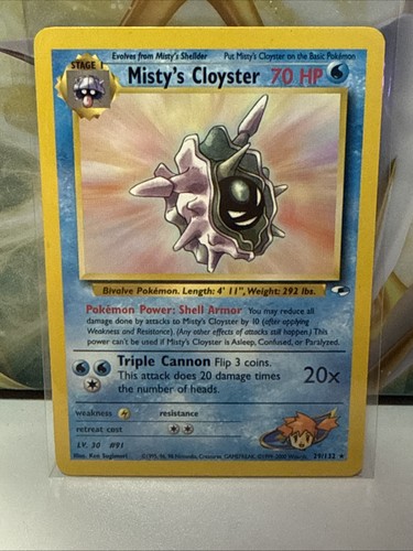 Misty cloyster 132 gym - misty's,