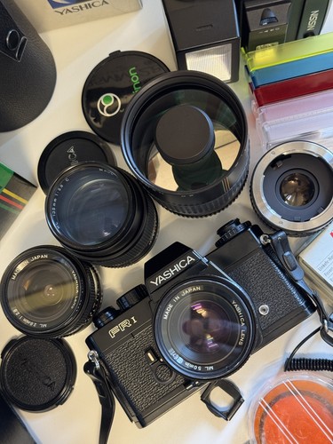 Yashica fr1 obiettivi - yashica,