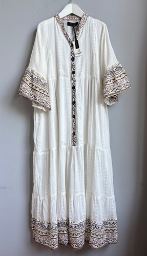 Abito vestito maxi volant - vestito,