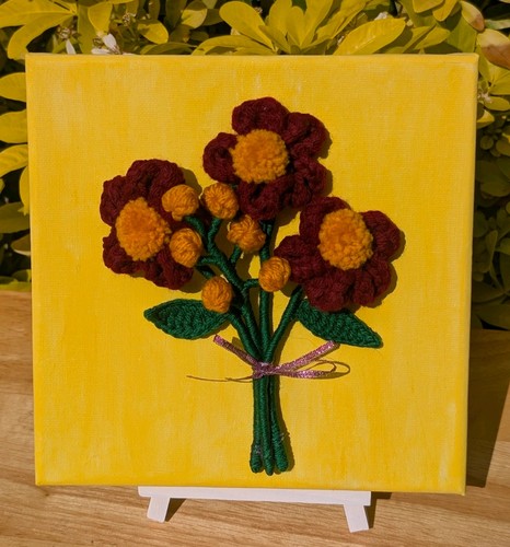 Mazzo fiori all uncinetto - fiori, all'uncinetto