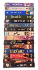 VHS Tapes Lot of 15 Movies -