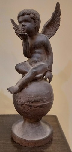Cresta tetto ghisa scultura - tetto,